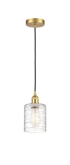 Edison One Light Mini Pendant in Satin Gold (405|6161PSGG1113)