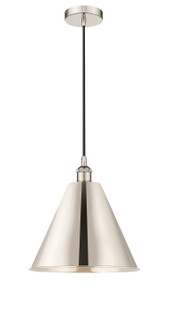 Edison One Light Mini Pendant in Polished Nickel (405|6161PPNMBC12PN)