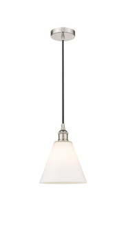 Edison One Light Mini Pendant in Polished Nickel (405|6161PPNGBC81)