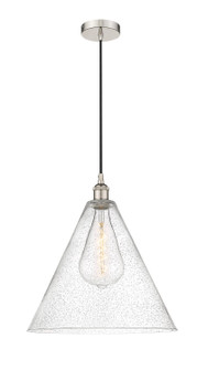 Edison One Light Pendant in Polished Nickel (405|6161PPNGBC164)