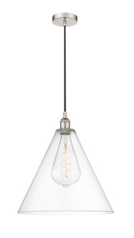 Edison One Light Pendant in Polished Nickel (405|6161PPNGBC162)