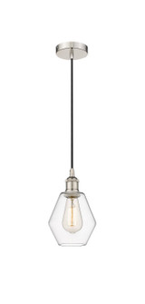 Edison One Light Mini Pendant in Polished Nickel (405|6161PPNG6526)
