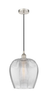 Edison One Light Mini Pendant in Polished Nickel (405|6161PPNG46212)