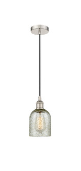 Edison One Light Mini Pendant in Polished Nickel (405|6161PPNG259)