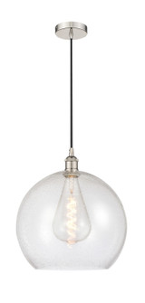 Edison One Light Pendant in Polished Nickel (405|6161PPNG12414)
