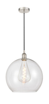 Edison One Light Pendant in Polished Nickel (405|6161PPNG12214)
