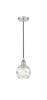 Edison One Light Mini Pendant in Polished Nickel (405|6161PPNG12136)