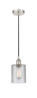 Edison One Light Mini Pendant in Polished Nickel (405|6161PPNG112)