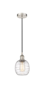 Edison One Light Mini Pendant in Polished Nickel (405|6161PPNG1013)