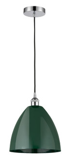 Edison One Light Mini Pendant in Polished Chrome (405|6161PPCMBD12GR)