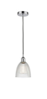 Edison One Light Mini Pendant in Polished Chrome (405|6161PPCG382)