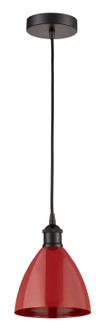 Edison One Light Mini Pendant in Oil Rubbed Bronze (405|6161POBMBD75RD)
