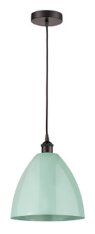 Edison One Light Mini Pendant in Oil Rubbed Bronze (405|6161POBMBD12SF)