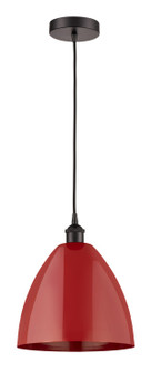Edison One Light Mini Pendant in Oil Rubbed Bronze (405|6161POBMBD12RD)