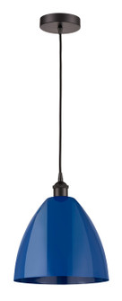 Edison One Light Mini Pendant in Oil Rubbed Bronze (405|6161POBMBD12BL)