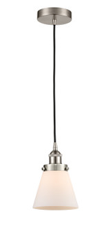 Edison One Light Mini Pendant in Brushed Satin Nickel (405|6161PHSNG61)
