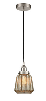 Edison One Light Mini Pendant in Brushed Satin Nickel (405|6161PHSNG146)