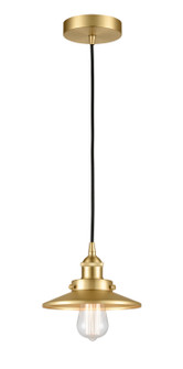 Edison One Light Mini Pendant in Satin Gold (405|6161PHSGM4)