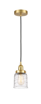 Edison One Light Mini Pendant in Satin Gold (405|6161PHSGG513)