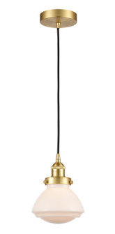 Edison One Light Mini Pendant in Satin Gold (405|6161PHSGG321)