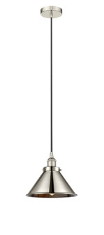 Edison One Light Mini Pendant in Polished Nickel (405|6161PHPNM10PN)