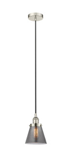 Edison One Light Mini Pendant in Polished Nickel (405|6161PHPNG63)