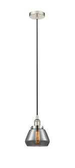 Edison One Light Mini Pendant in Polished Nickel (405|6161PHPNG173)