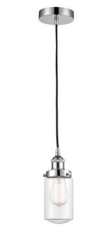 Edison One Light Mini Pendant in Polished Chrome (405|6161PHPCG312)