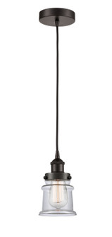 Edison LED Mini Pendant in Oil Rubbed Bronze (405|6161PHOBG182SLED)