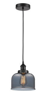 Edison LED Mini Pendant in Matte Black (405|6161PHBKG73LED)