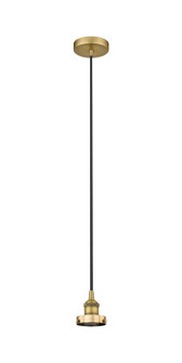 Edison One Light Mini Pendant in Brushed Brass (405|6161PHBB)