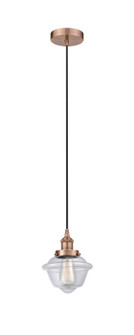 Edison One Light Mini Pendant in Antique Copper (405|6161PHACG532)