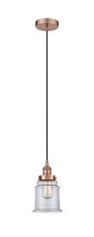 Edison One Light Mini Pendant in Antique Copper (405|6161PHACG182)