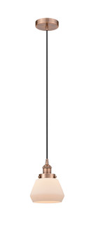 Edison One Light Mini Pendant in Antique Copper (405|6161PHACG171)