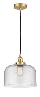 Edison One Light Mini Pendant in Antique Brass (405|6161PHABG713L)