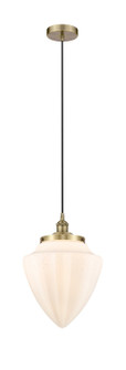 Edison One Light Pendant in Antique Brass (405|6161PHABG66112)