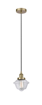 Edison One Light Mini Pendant in Antique Brass (405|6161PHABG532)
