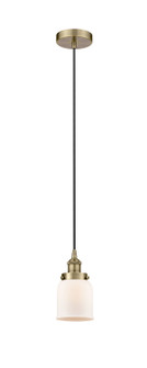 Edison One Light Mini Pendant in Antique Brass (405|6161PHABG51)