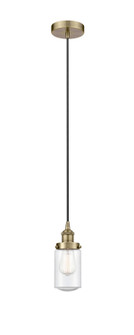 Edison One Light Mini Pendant in Antique Brass (405|6161PHABG314)