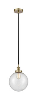 Edison One Light Mini Pendant in Antique Brass (405|6161PHABG20410)