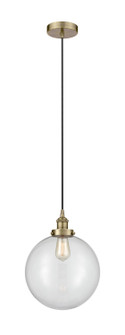 Edison One Light Mini Pendant in Antique Brass (405|6161PHABG20212)