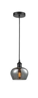 Edison One Light Mini Pendant in Matte Black (405|6161PBKG93)