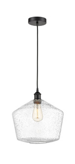 Edison One Light Mini Pendant in Matte Black (405|6161PBKG65412)