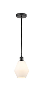 Edison One Light Mini Pendant in Matte Black (405|6161PBKG6516)