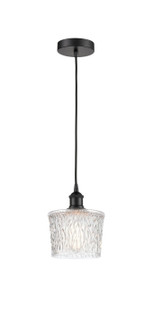 Edison One Light Mini Pendant in Matte Black (405|6161PBKG402)