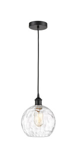 Edison One Light Mini Pendant in Matte Black (405|6161PBKG12158)