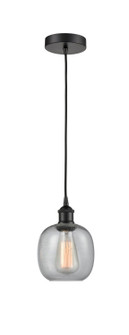 Edison One Light Mini Pendant in Matte Black (405|6161PBKG104)