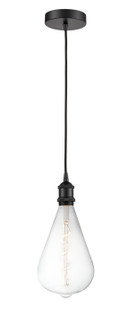 Edison LED Mini Pendant in Matte Black (405|6161PBKBB164LED)