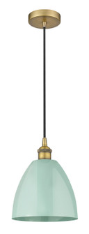 Edison One Light Mini Pendant in Brushed Brass (405|6161PBBMBD9SF)