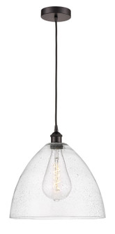 Edison LED Pendant in Brushed Brass (405|6161PBBGBD162LED)